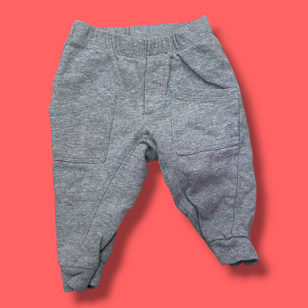 Grey Petit Lem Joggers, 6m