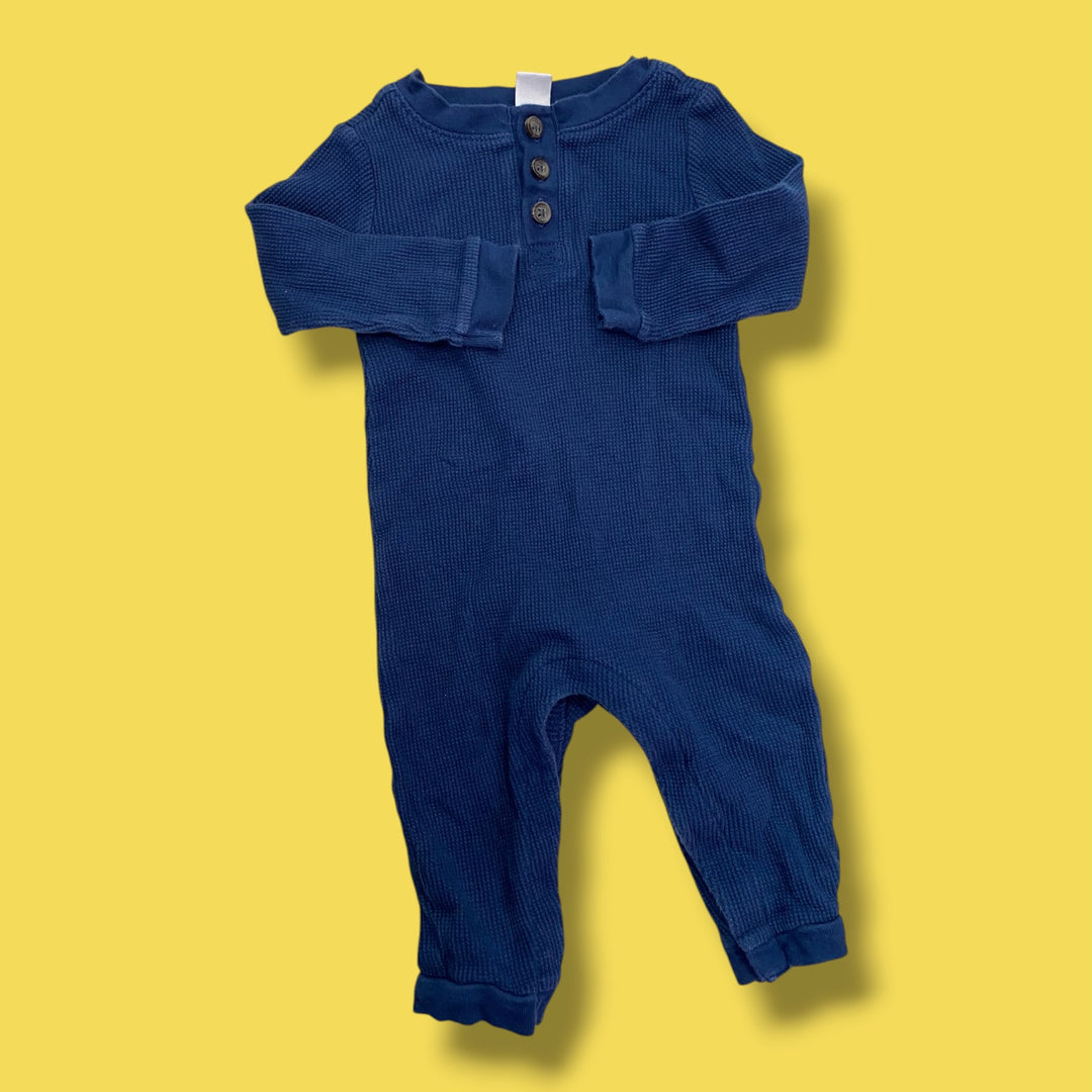 Blue Old Navy Romper, 6-12m