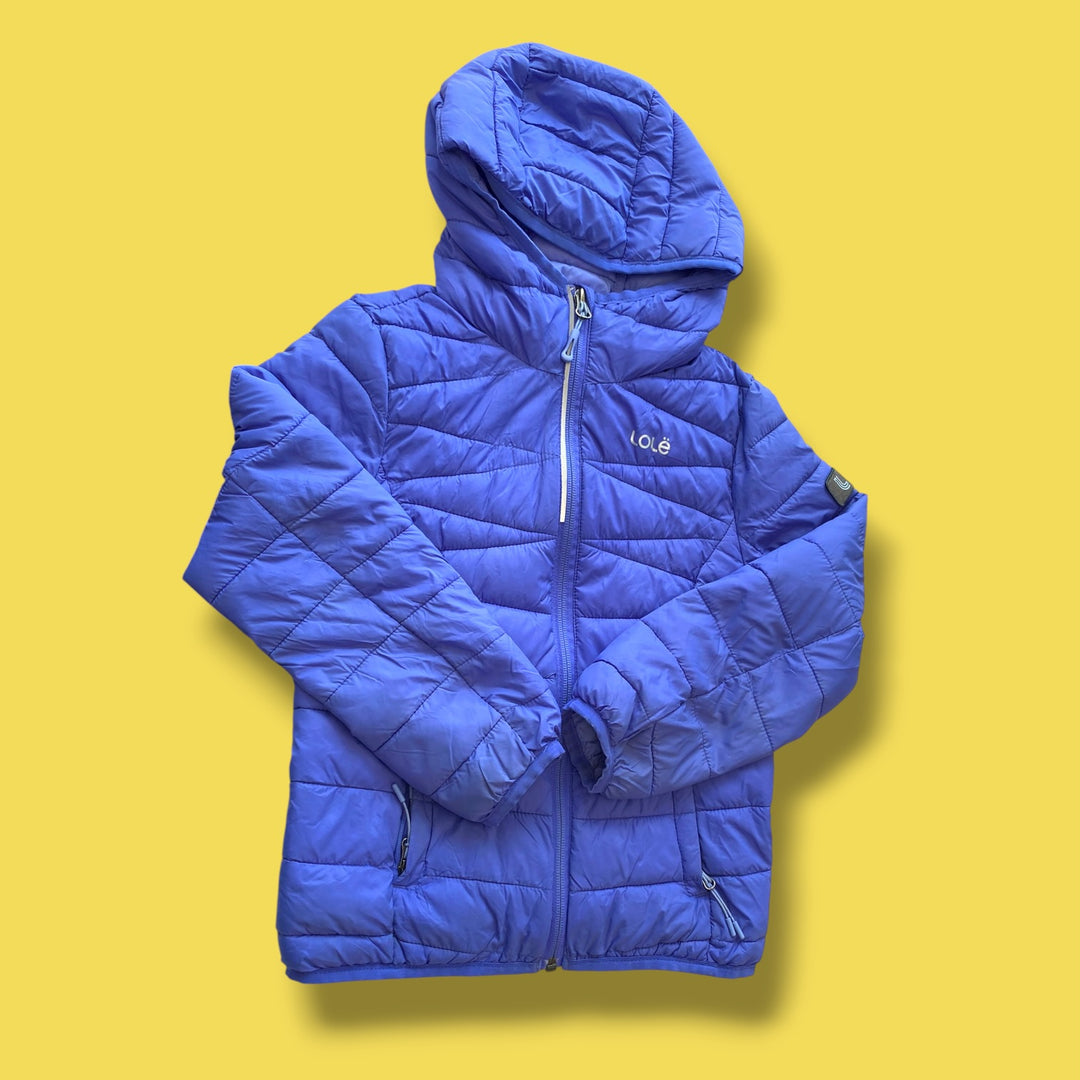 Purple Lole Puffer Jacket, 6Y