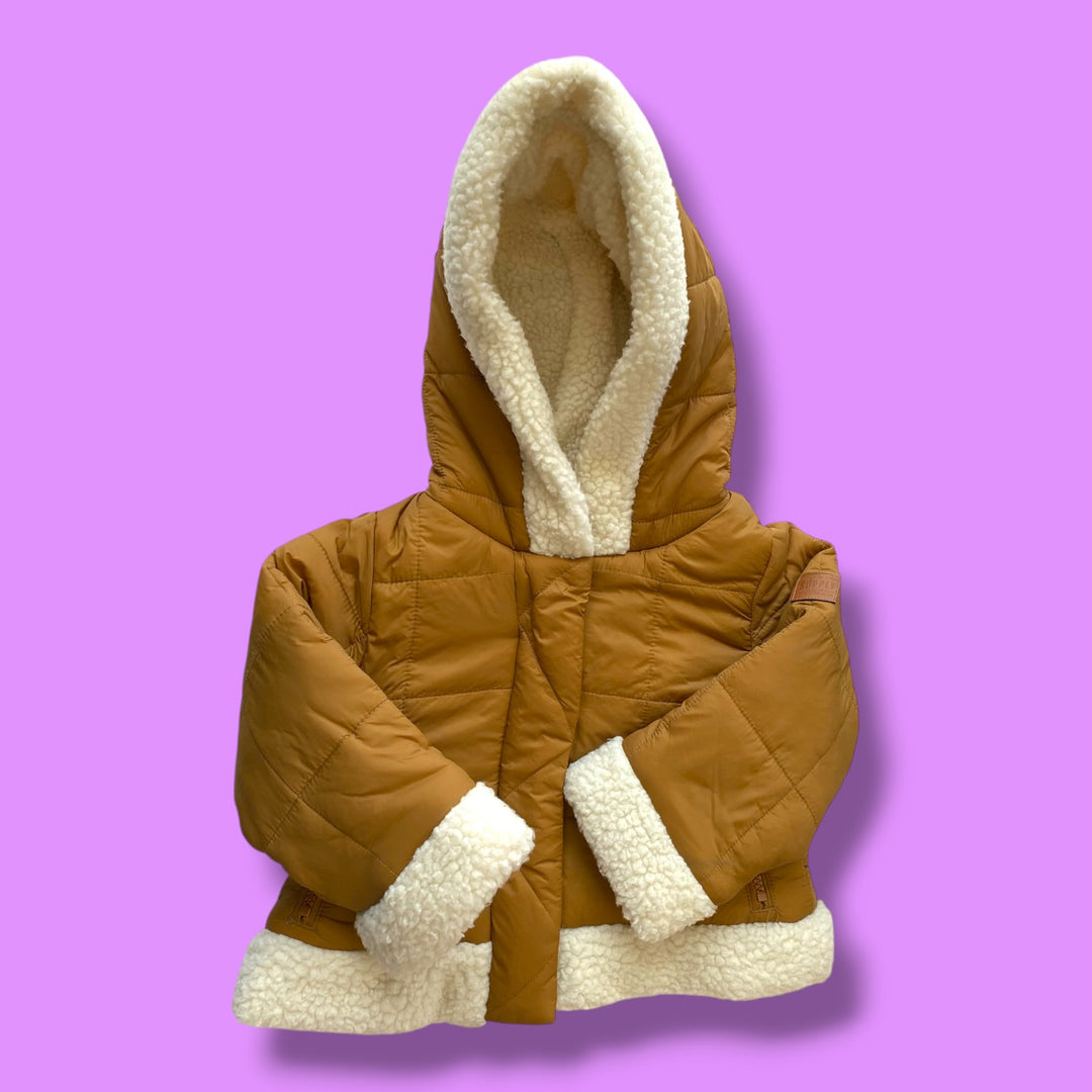 brown london fog winter jacket, 2Y