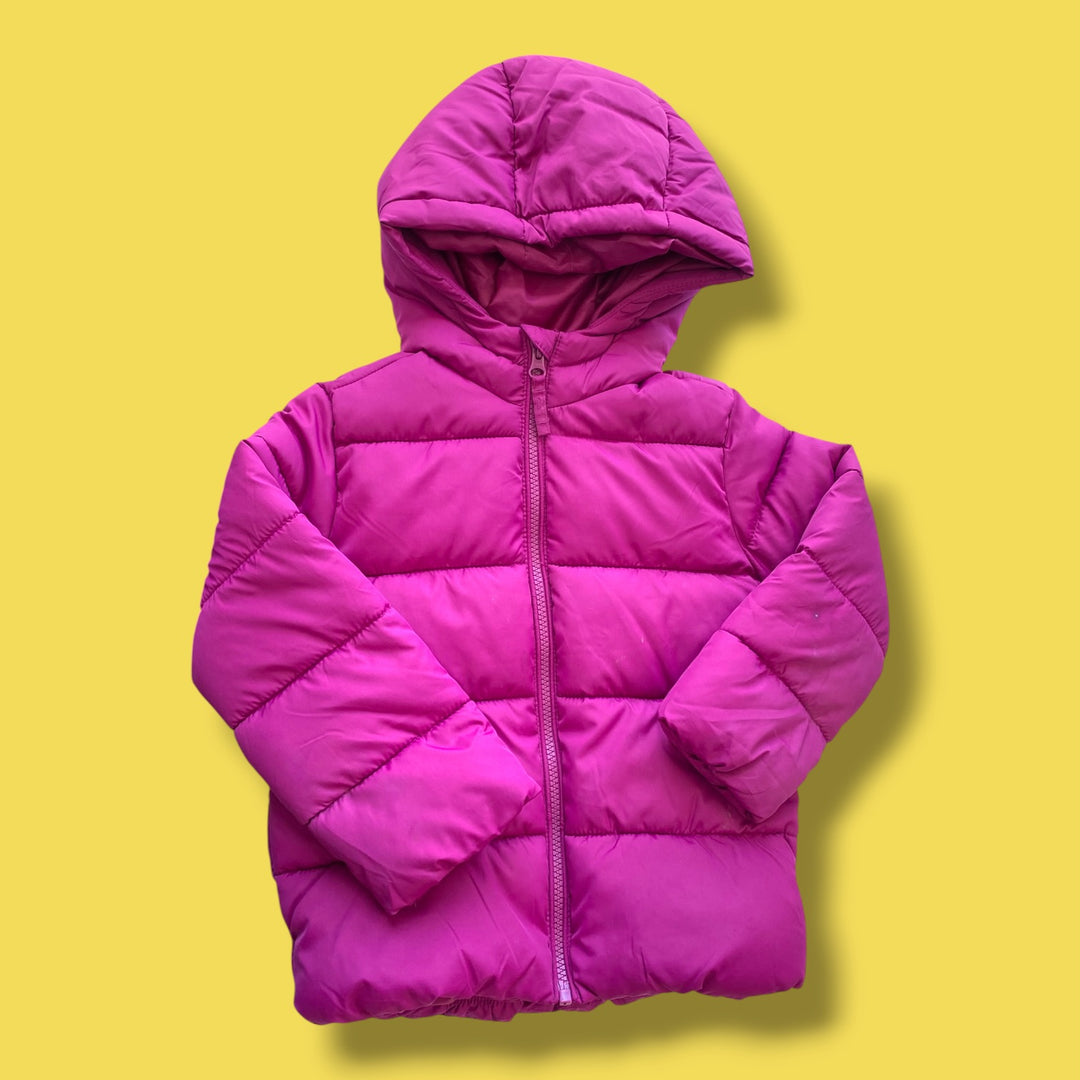 Purple The Childrens Place Winter Jacket (washable Marks), 5Y