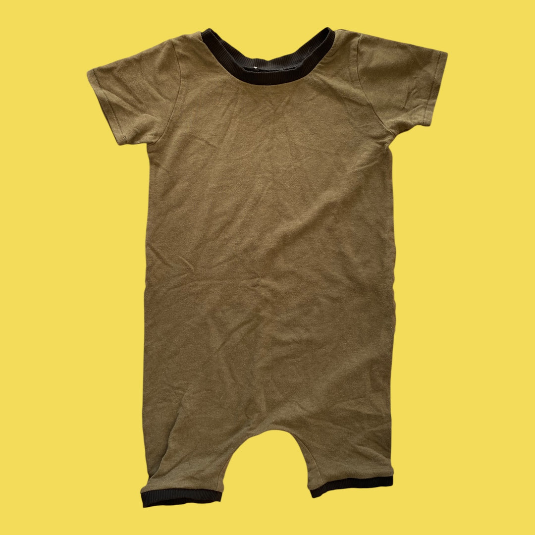 green Small Shopping romper, 18-24m