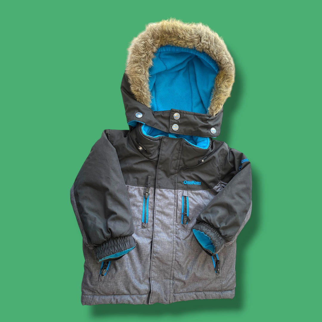 blue oshkosh jacket, 18m