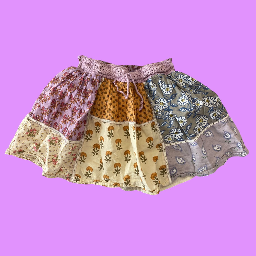 multi Zara as is- marks- boho skirt, 8-9Y