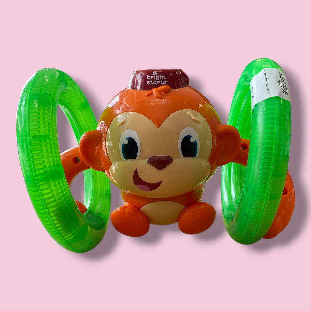 bright starts monkey crawl toy