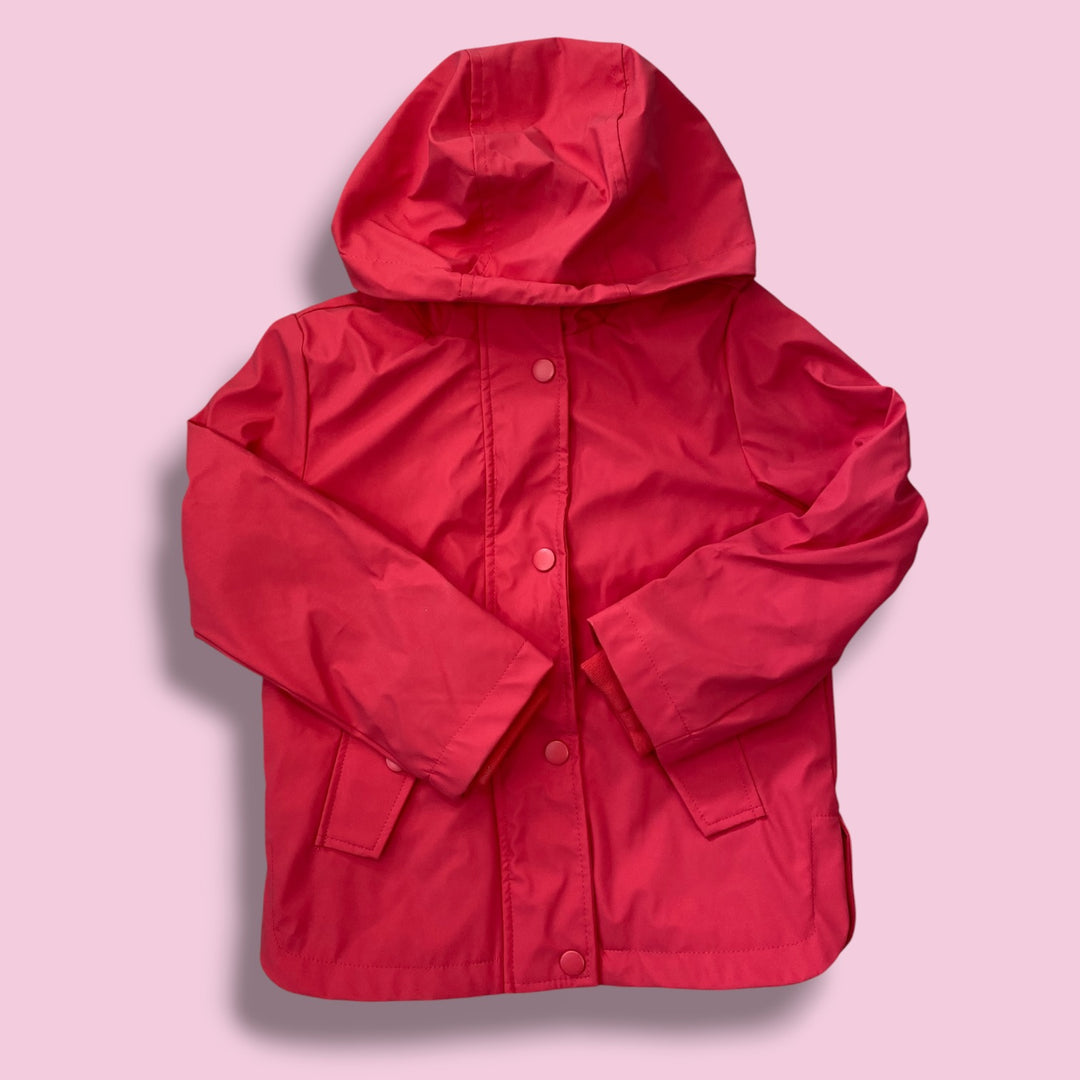 pink george  raincoat, 4-5Y