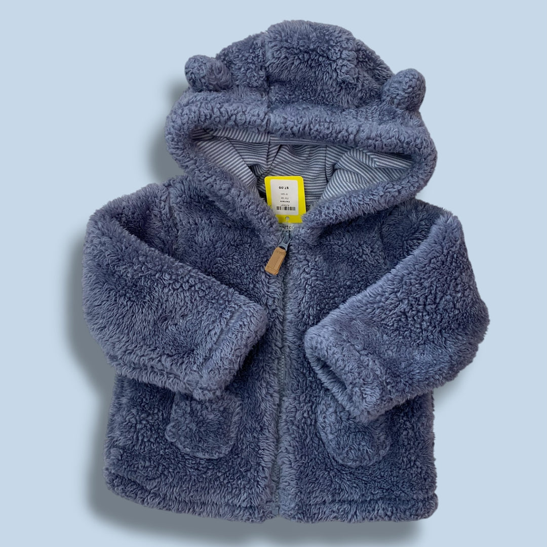 blue  Carters Zip Up , 9-12m