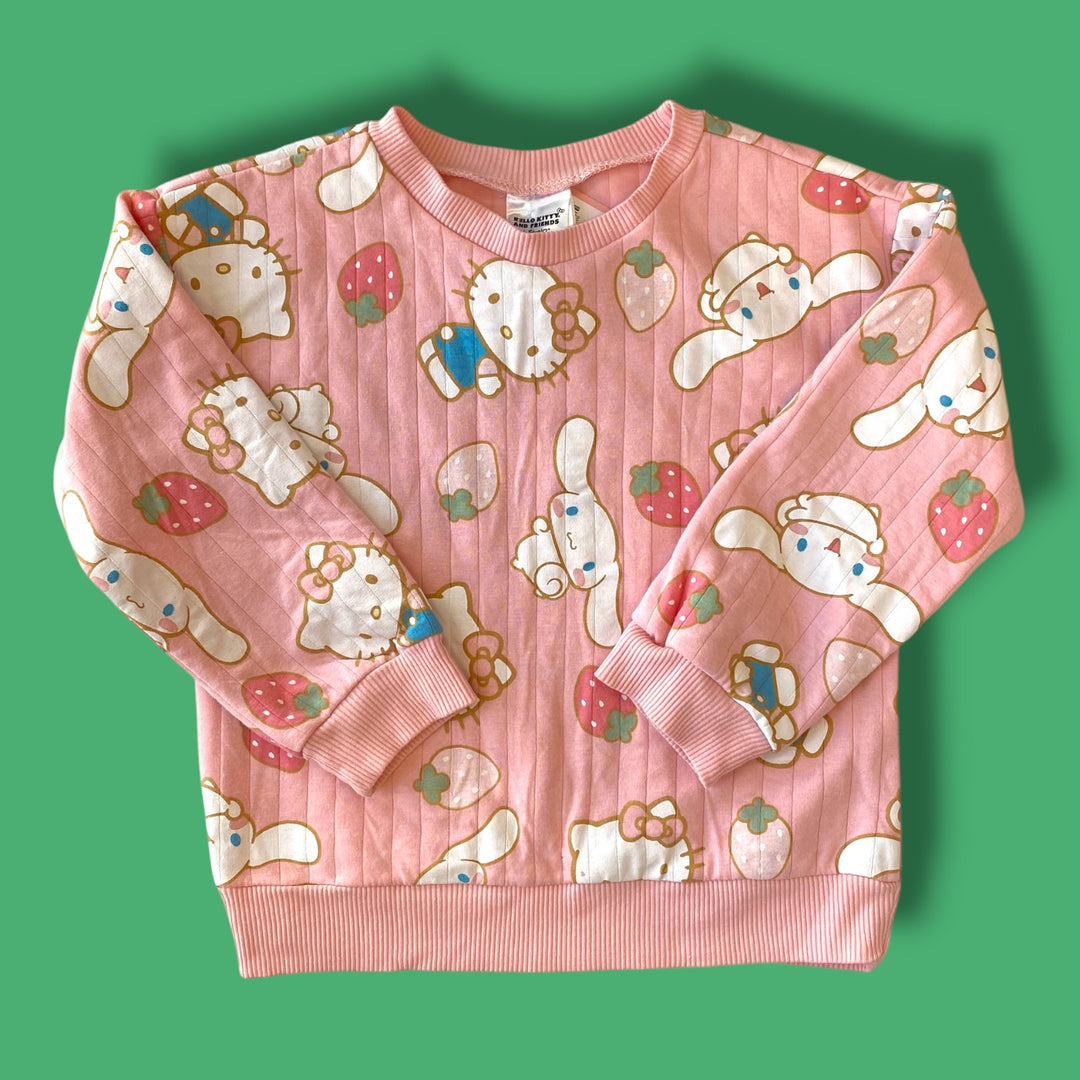 pink sanrio sweatshirt, 5y