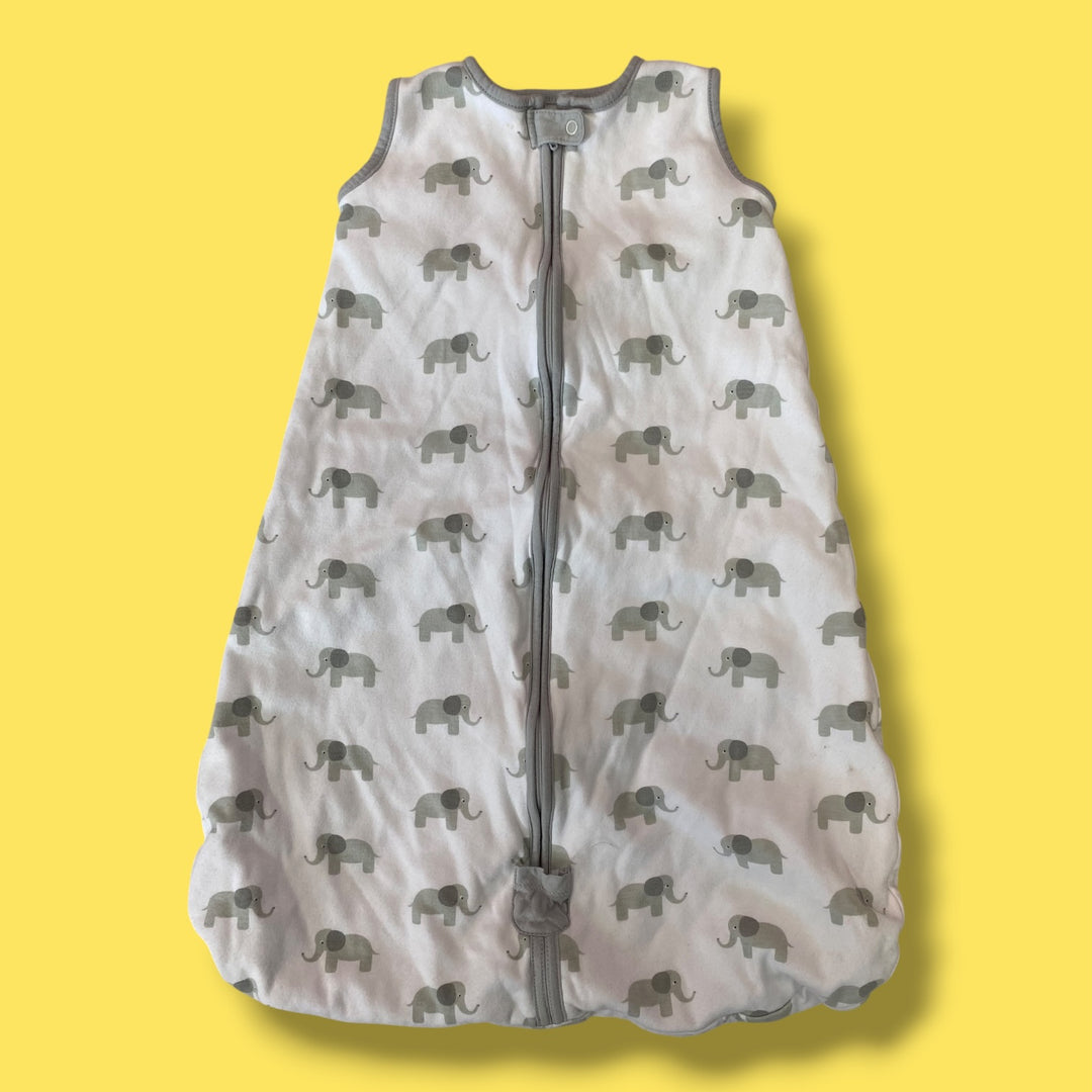 grey/white mama cheeta elephant sleepsack, 6-12