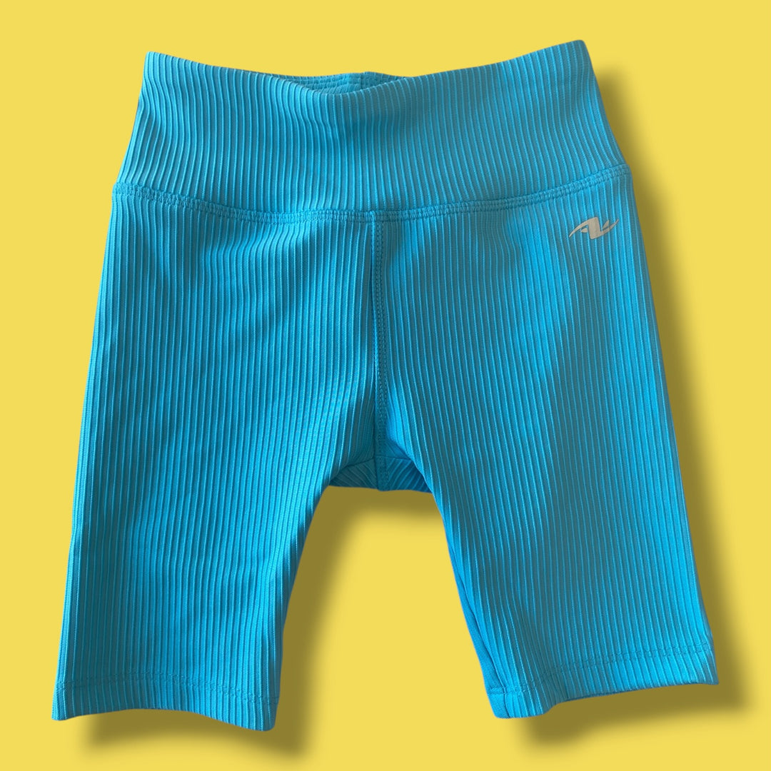 blue athletic works shorts, 6y