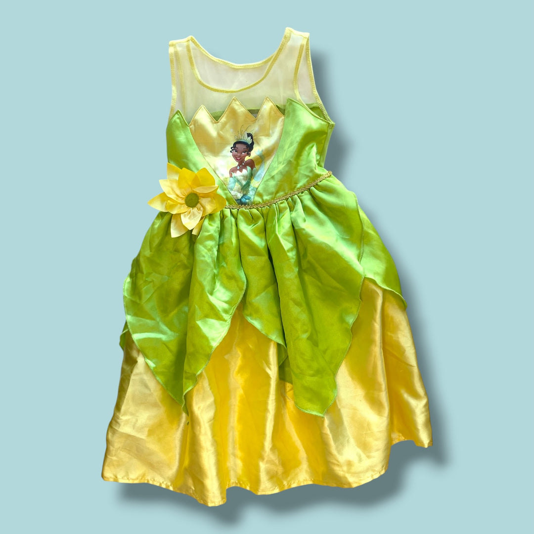 green Disney princess dress costume, 4Y