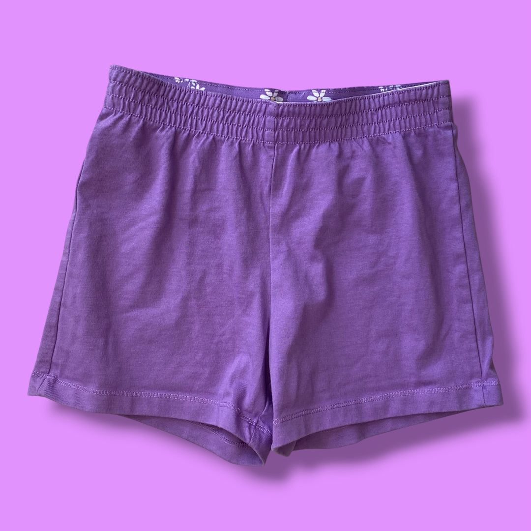 purple Wonder Nation floral shorts, 6Y