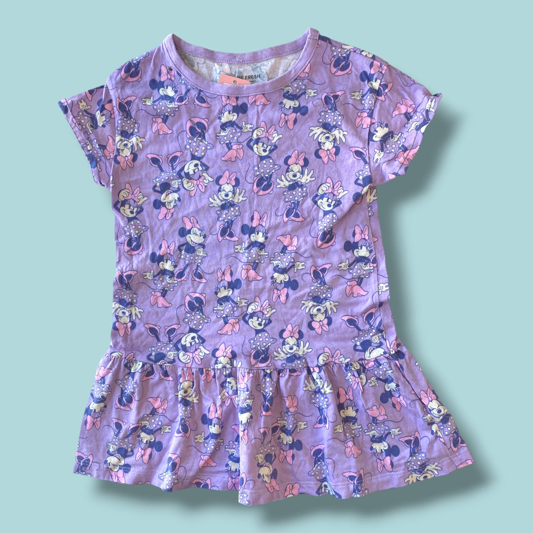purple Joe Fresh minnie dress, 3Y