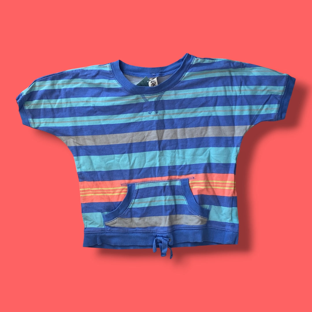 Blue Old Navy Striped Tee, 6-7Y