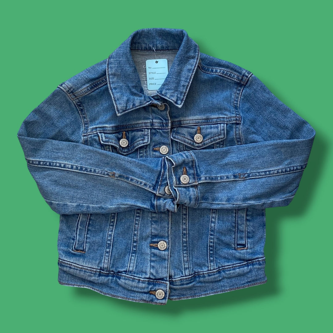 Blue George jean jacket , 6Y