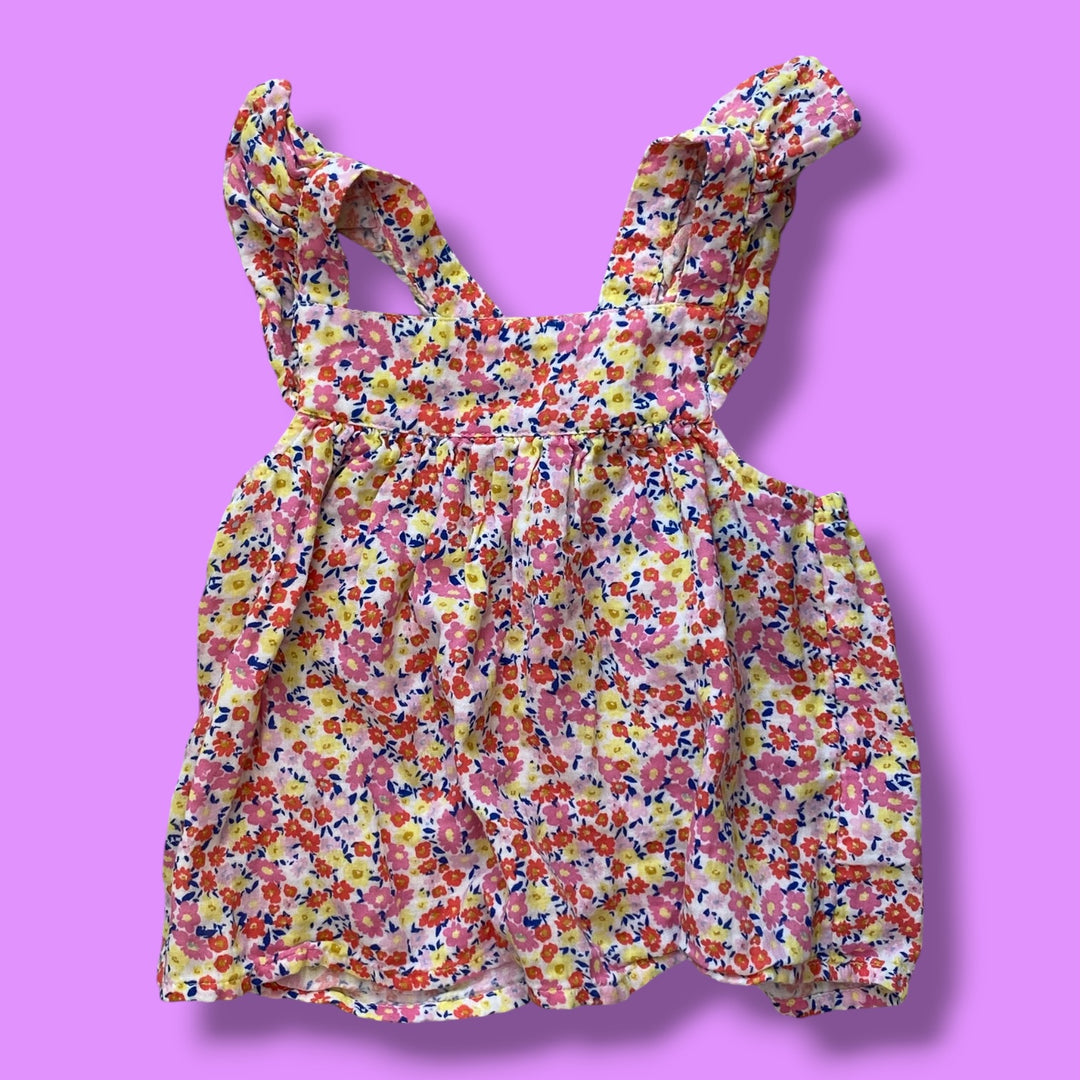 Multicolour Old Navy floral tank, 5Y
