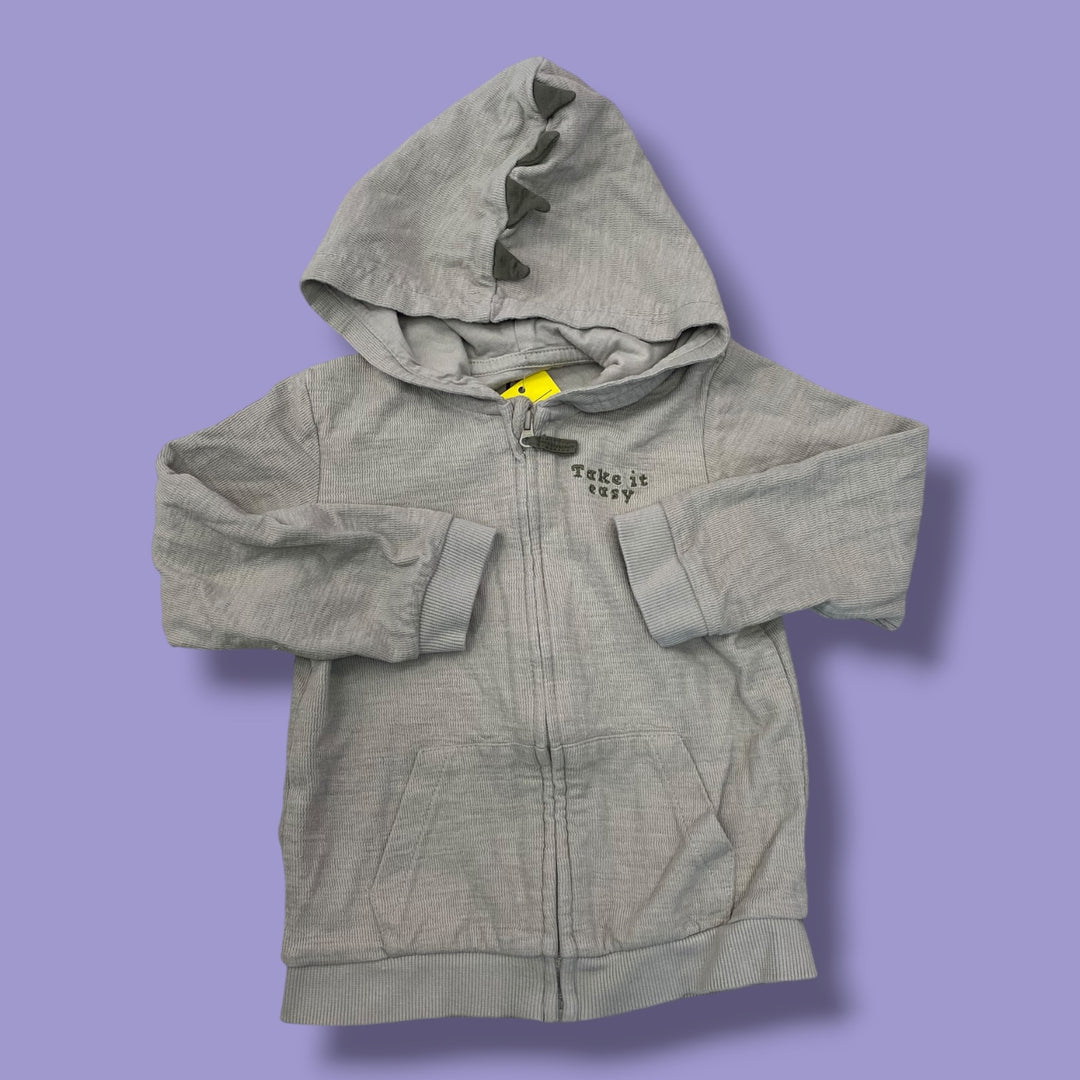 beige Baby C&amp;A take it easy zip up, 24m