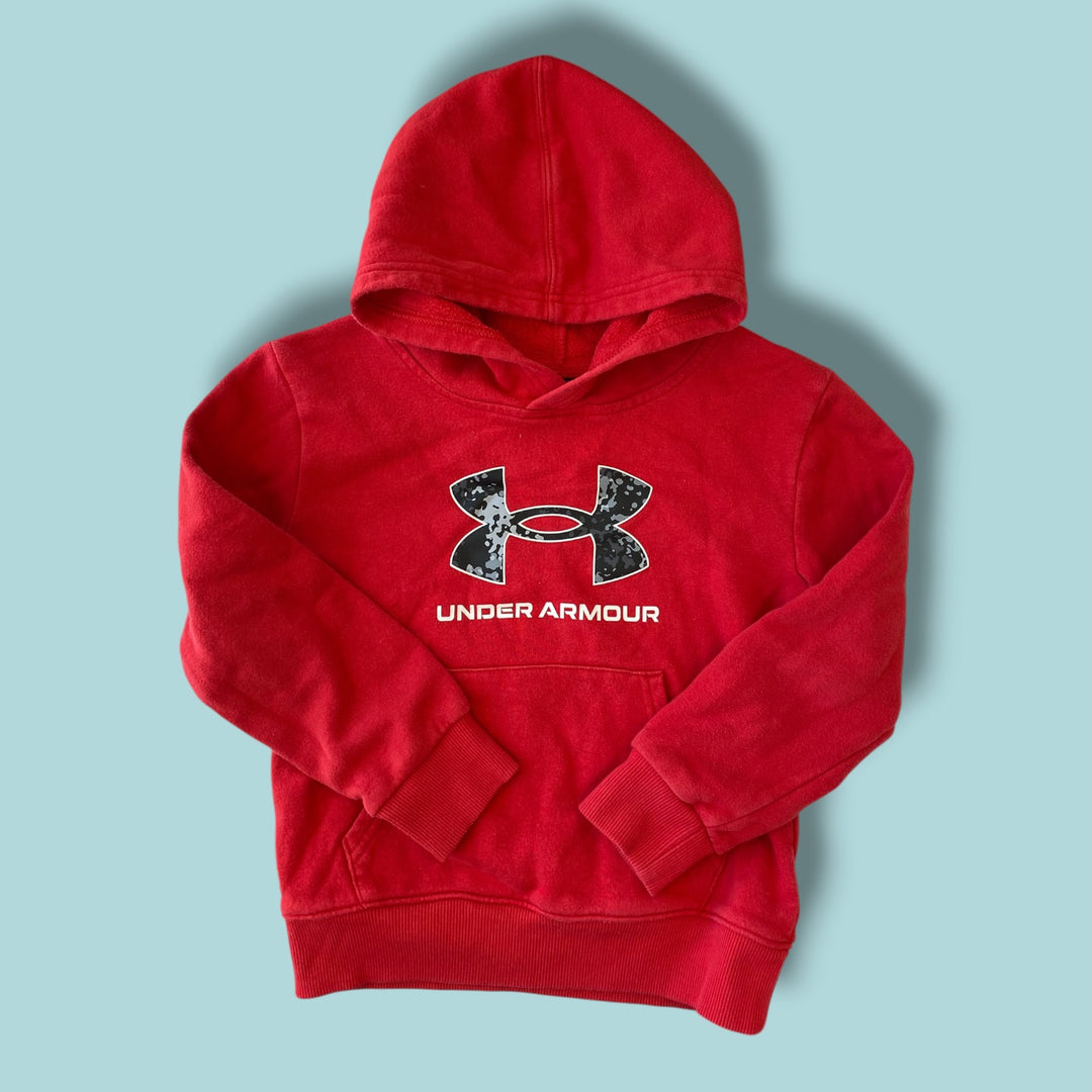 red Under Armor hoodie, 5y