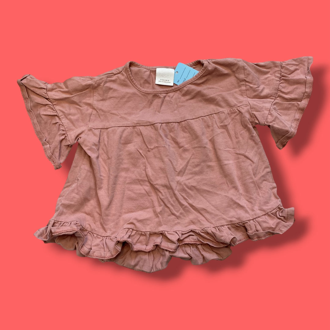Pink Zara Long Sleeve, 4Y