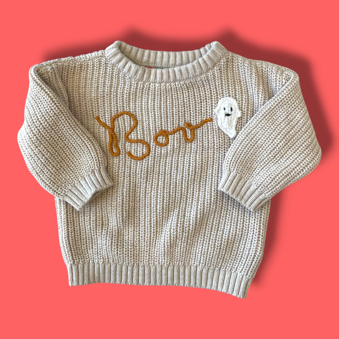 Tan Old Navy Knit Sweater, 6-12m