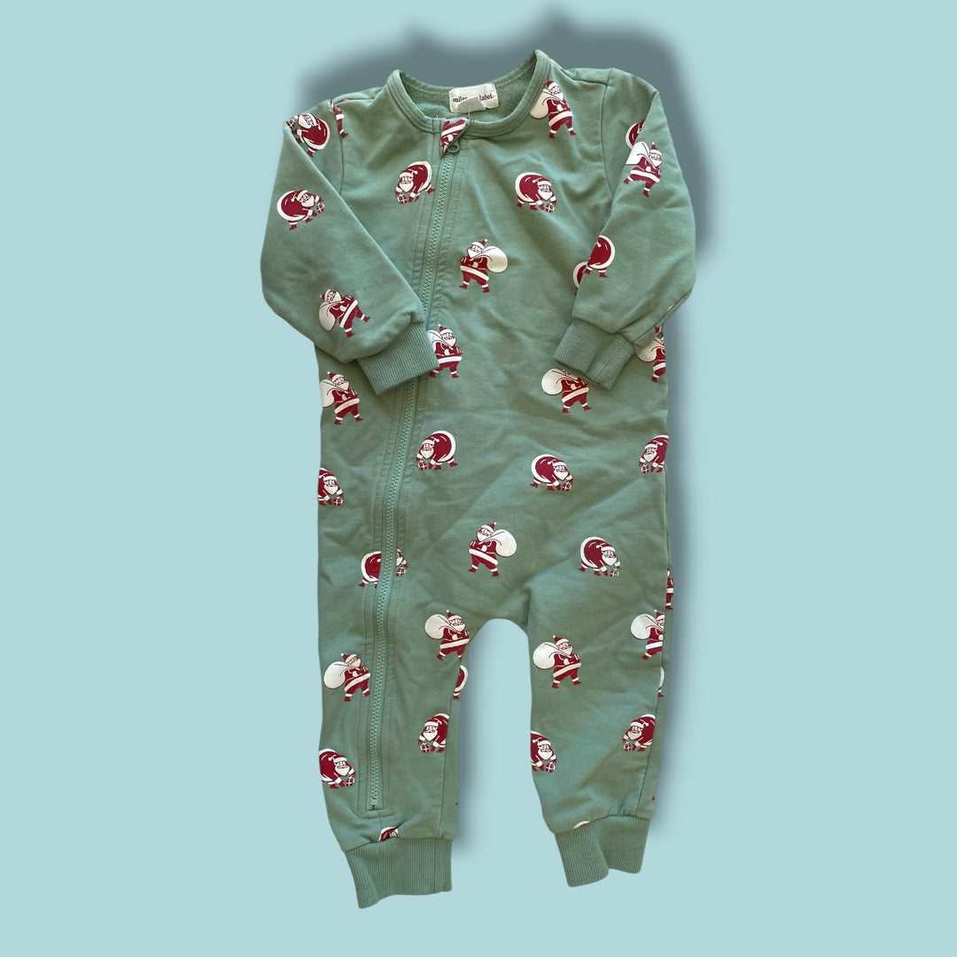 Green Miles the Label Romper, 12m