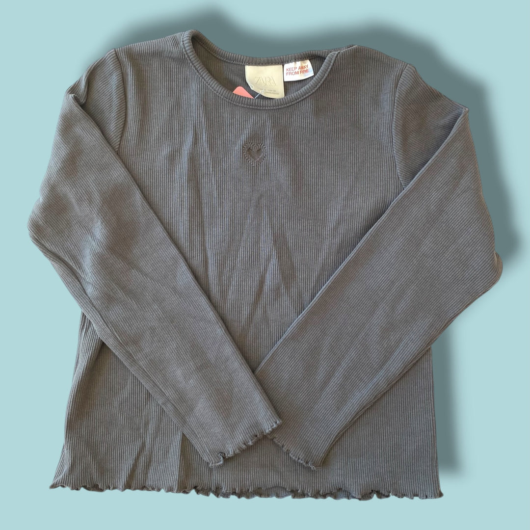 grey zara long sleeve, 5y