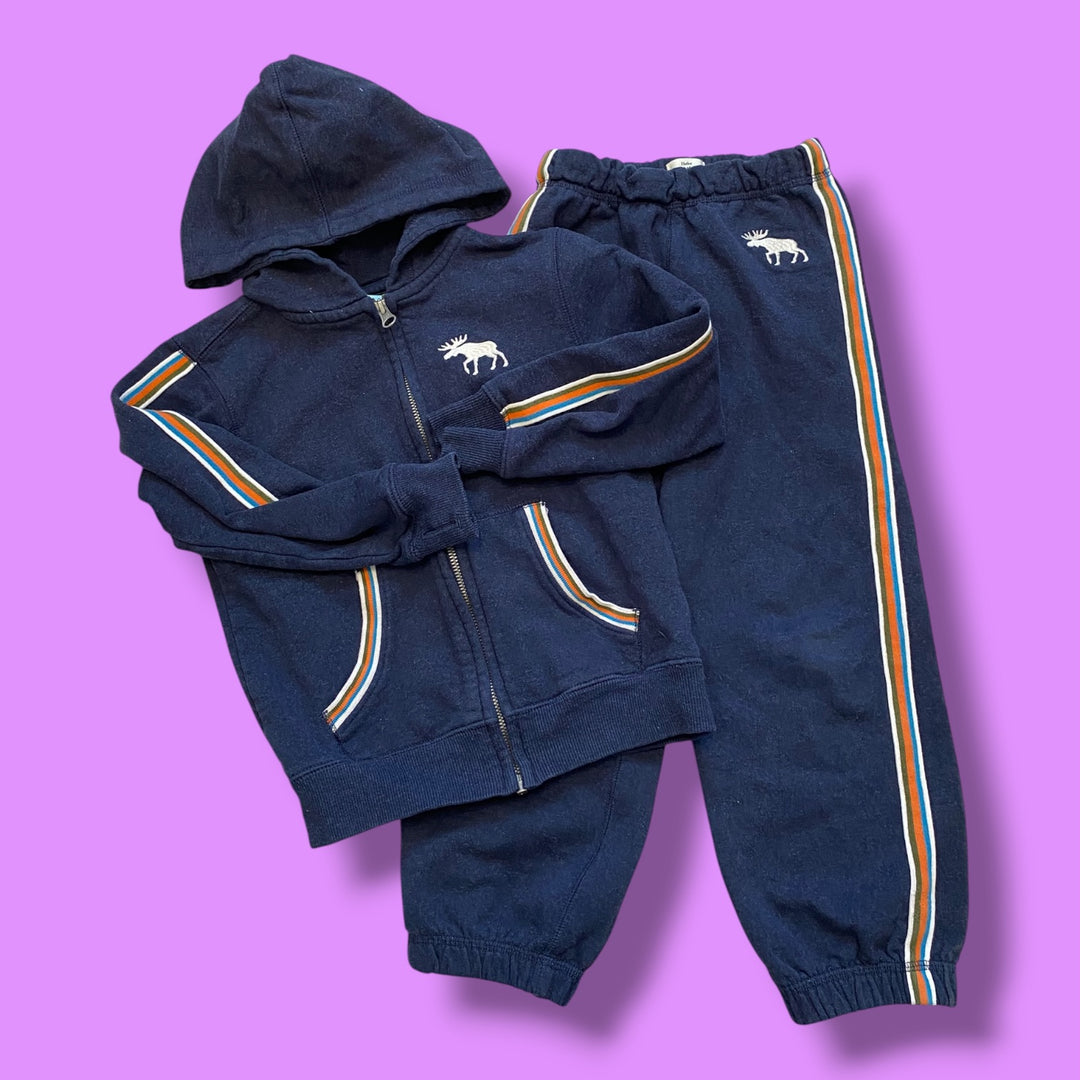 Blue Hately sweater set, 6Y