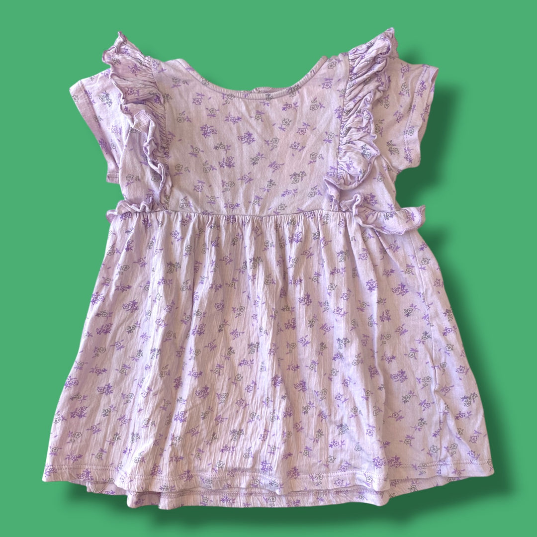 purple zara dress, 2/3y