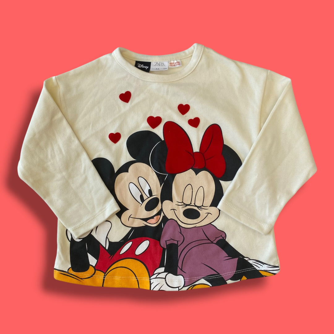 beige zara sweatshirt, 3/4y