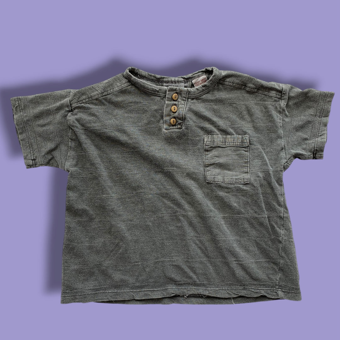 Grey Zara Tshirt, 12-18m