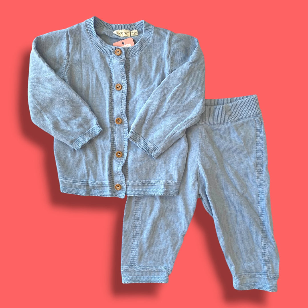 Blue Fixoni 2 piece set, 6m
