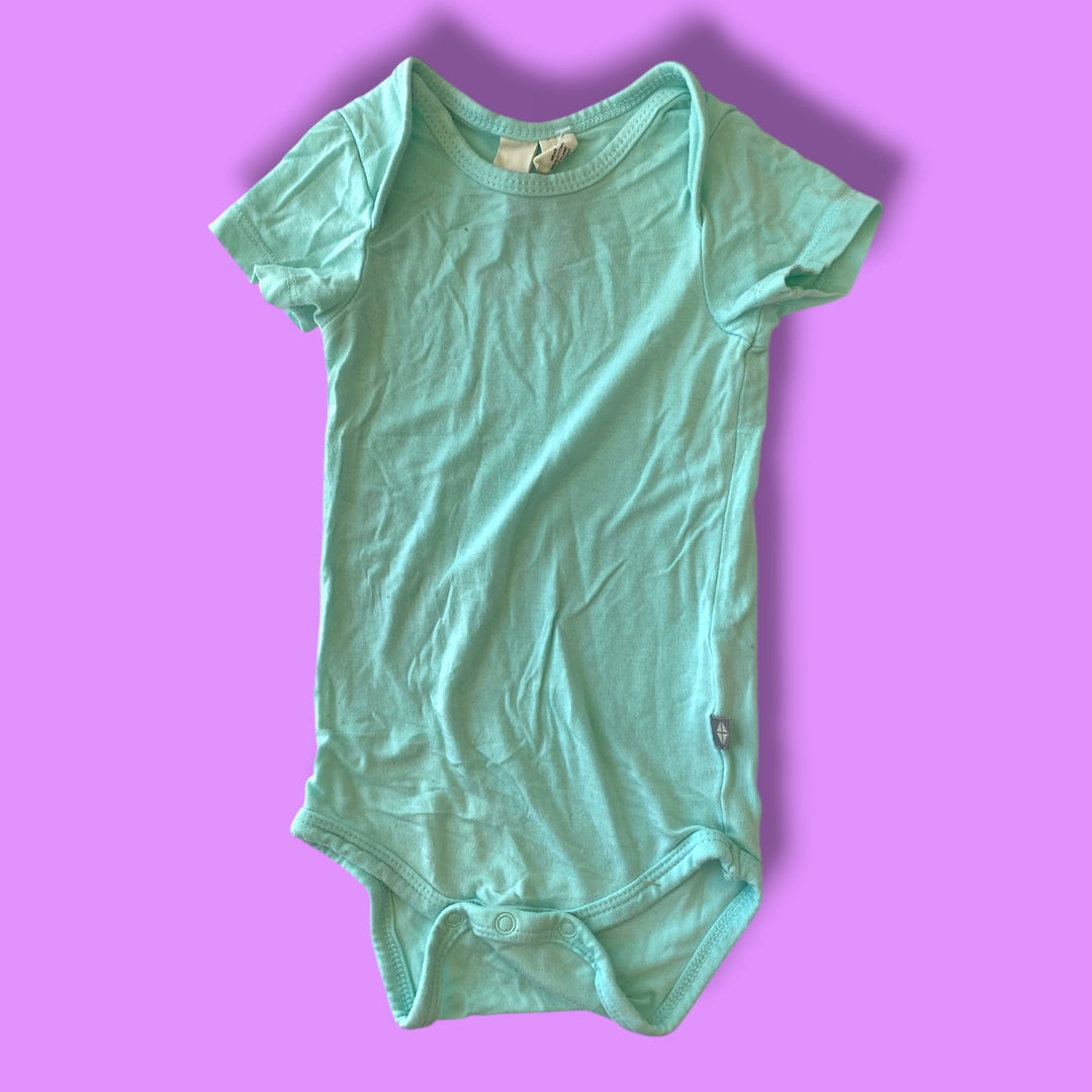 blue kyte bodysuit, 3-6m