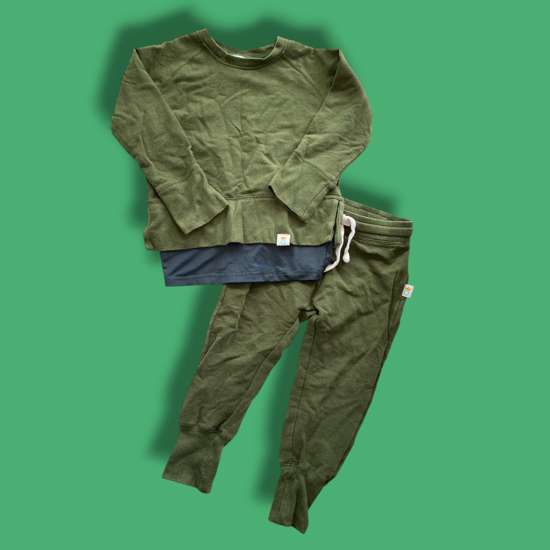 Green Nolo 2 piece, 3Y