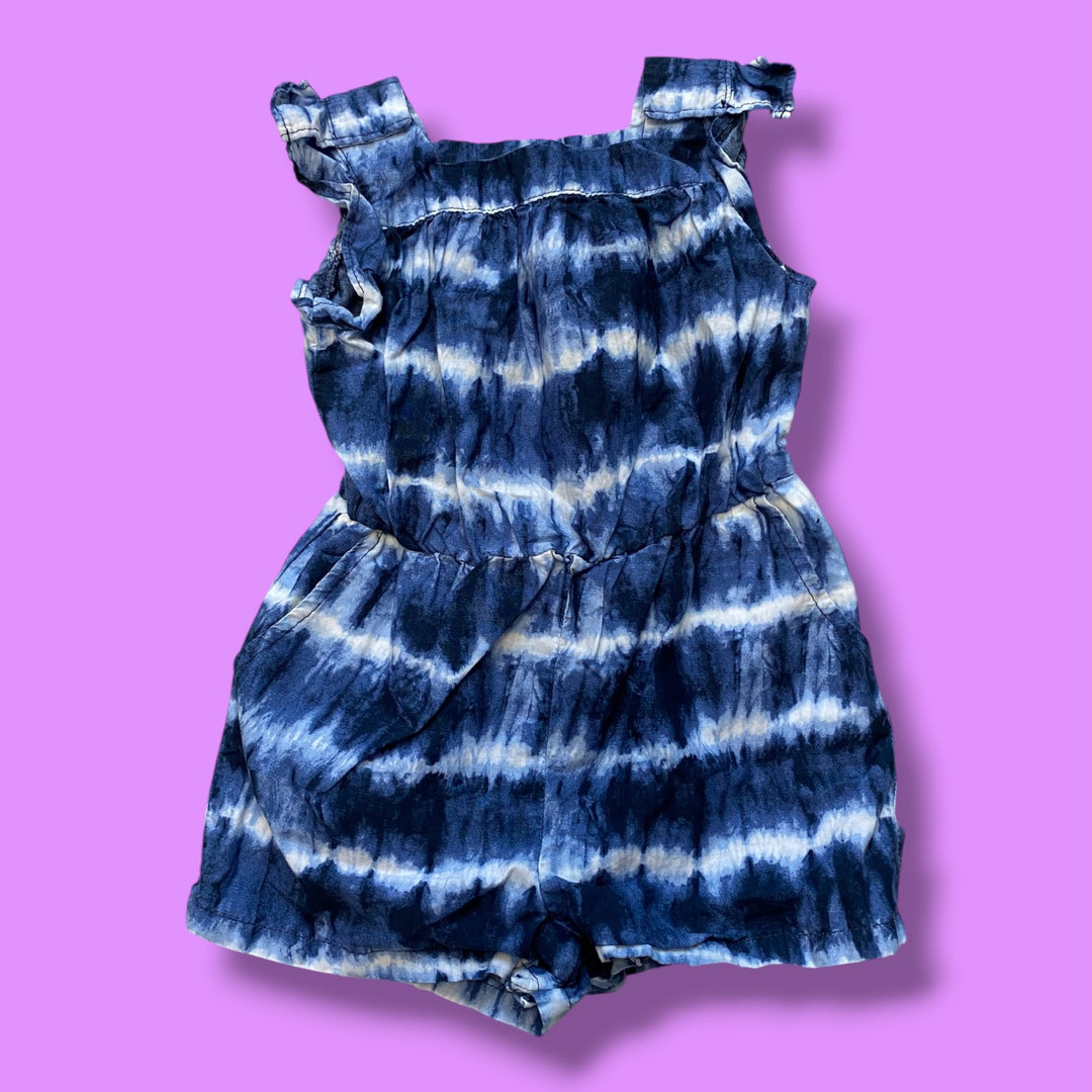 Blue Gap tie dye romper, 12-18m