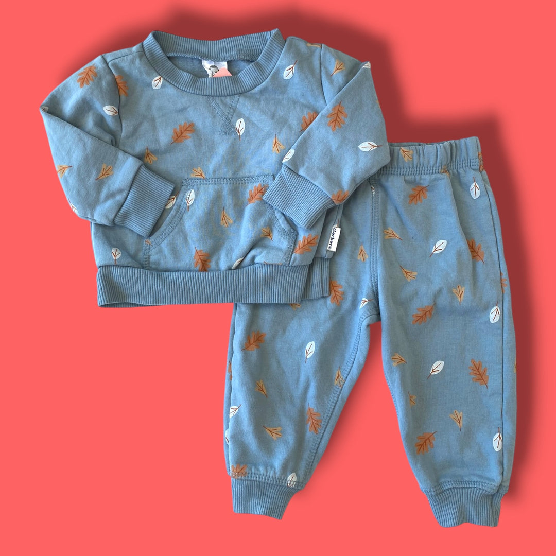Blue Gerber 2 piece set, 3-6m