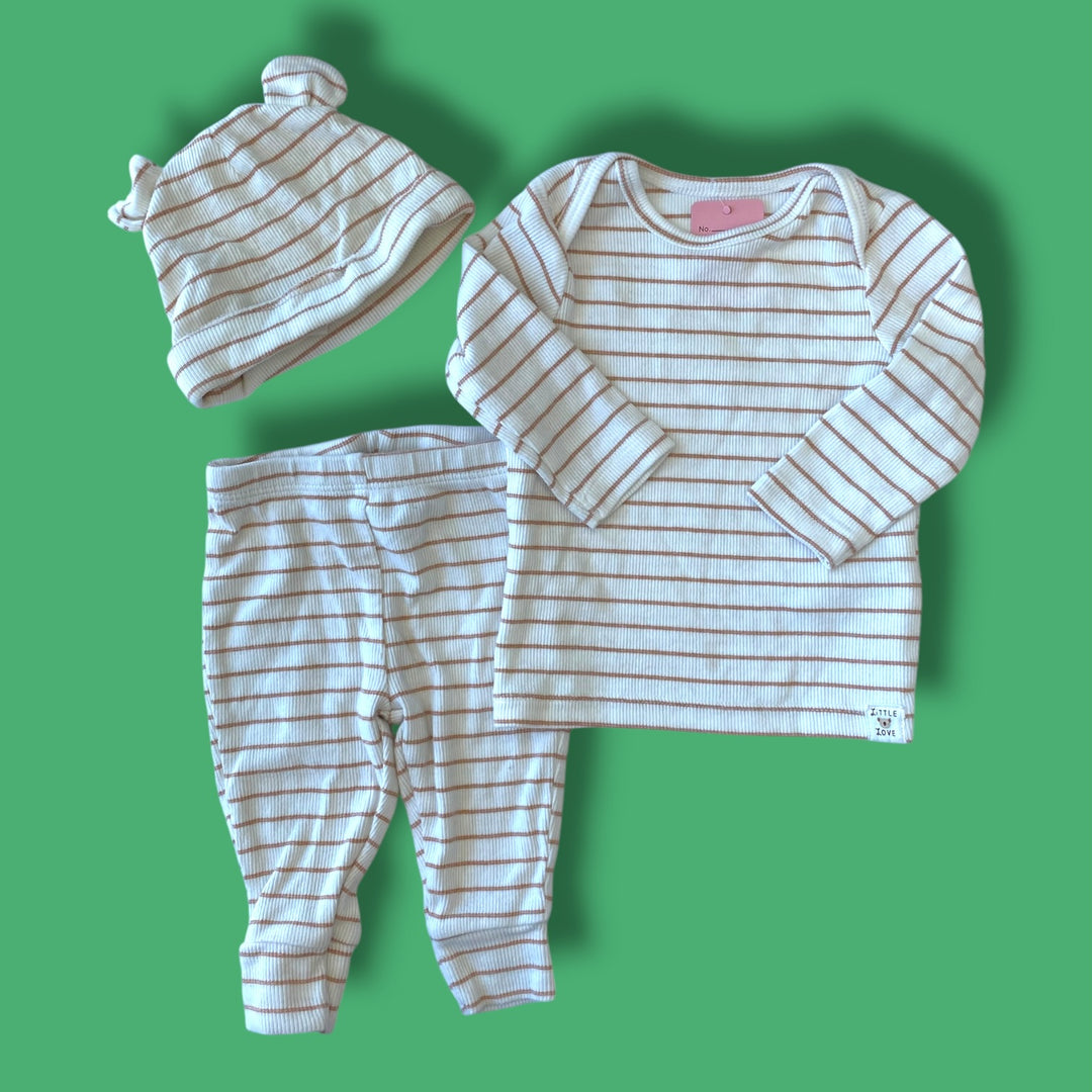 Cream Carters 3 piece set, 3m
