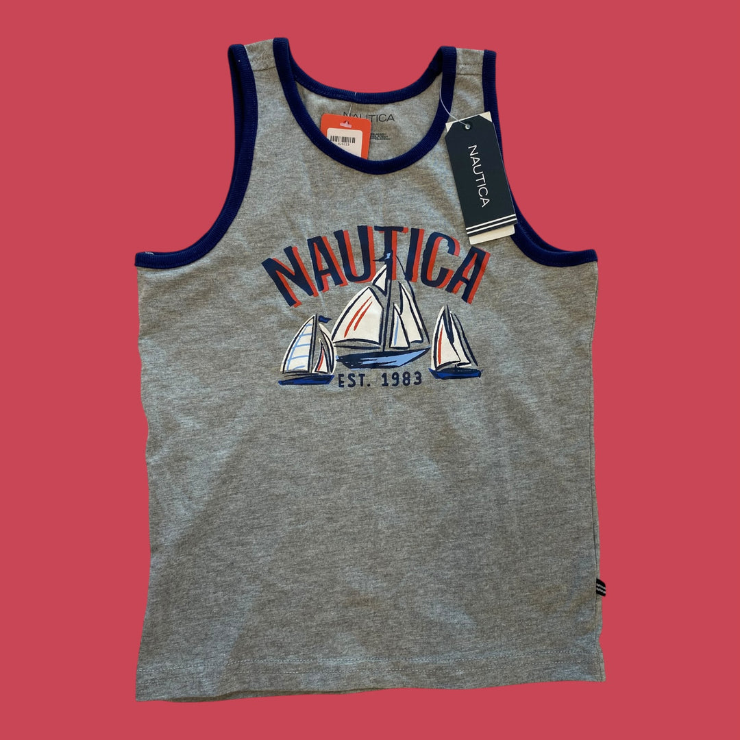 blue nautica tank top nwt, 4y