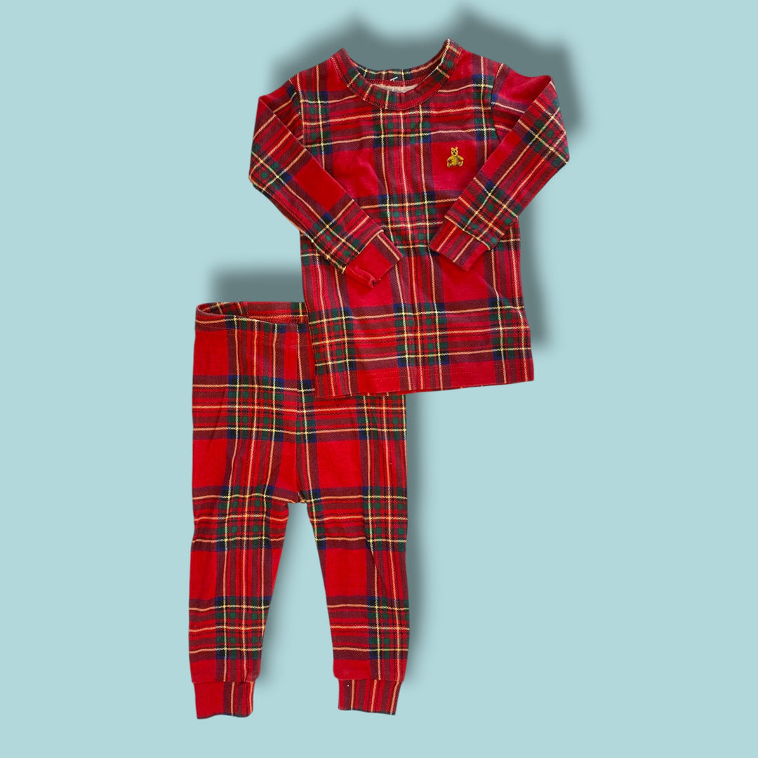 Red Gap 2 piece , 12-18m