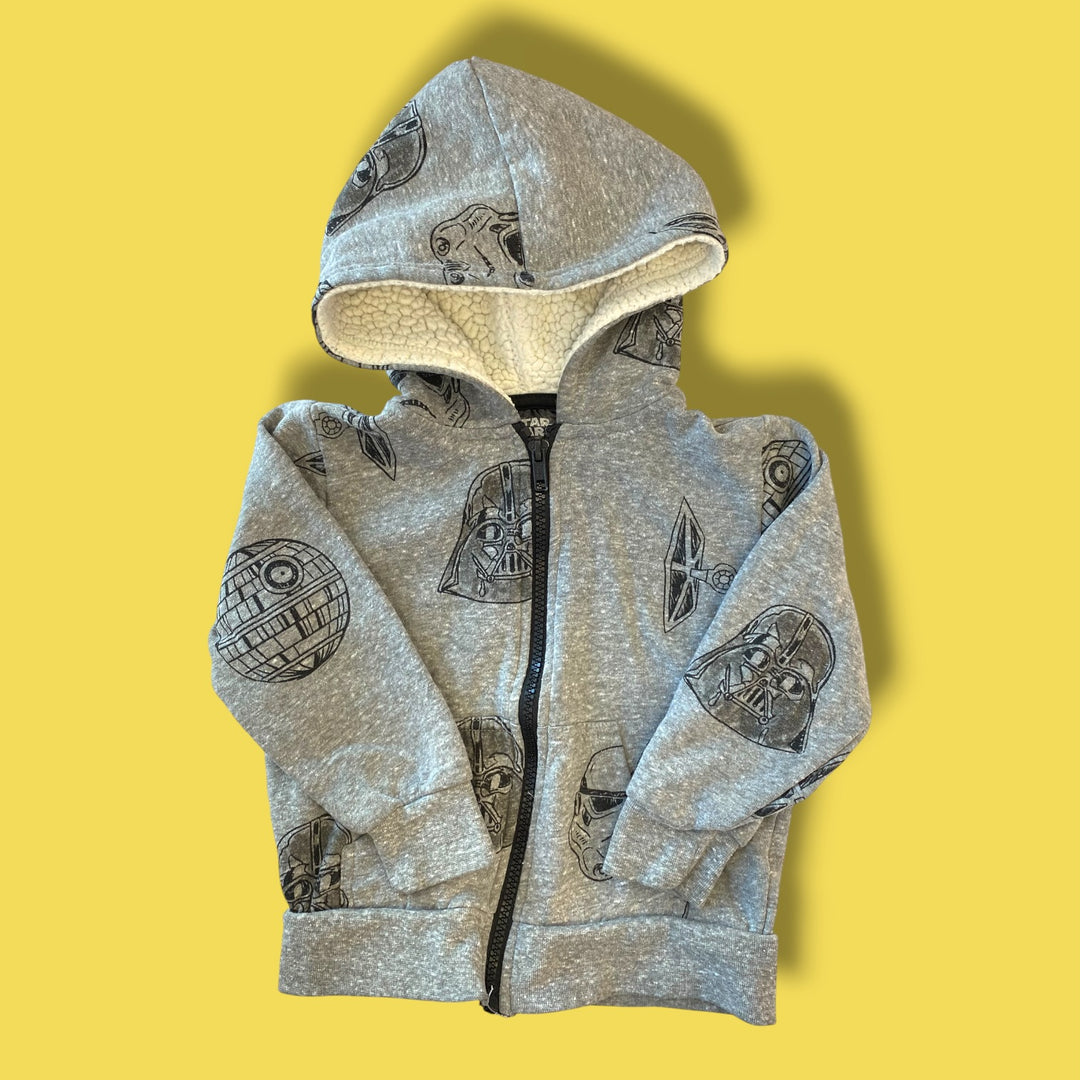Grey Star Wars Sweater, 3Y