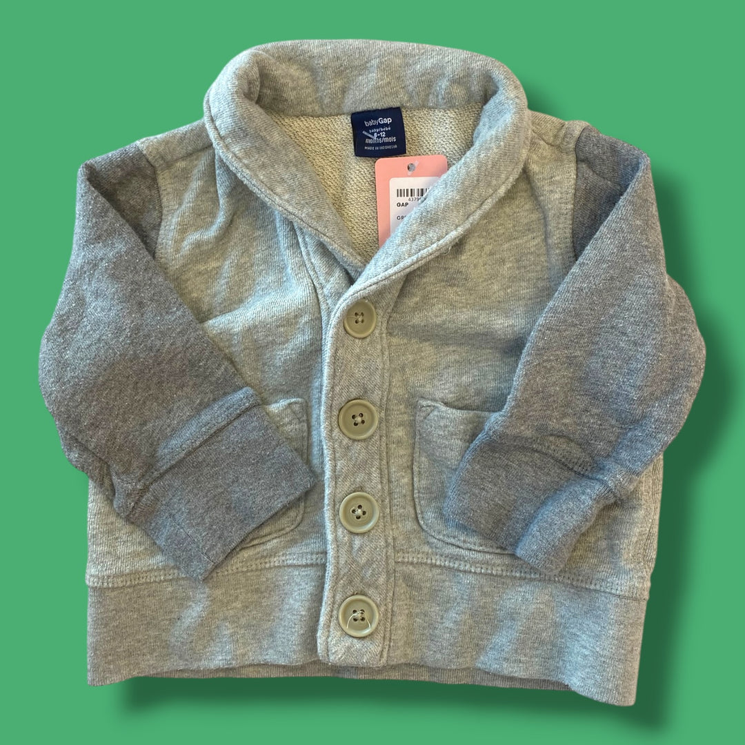 Grey Gap Sweater, 6-12m