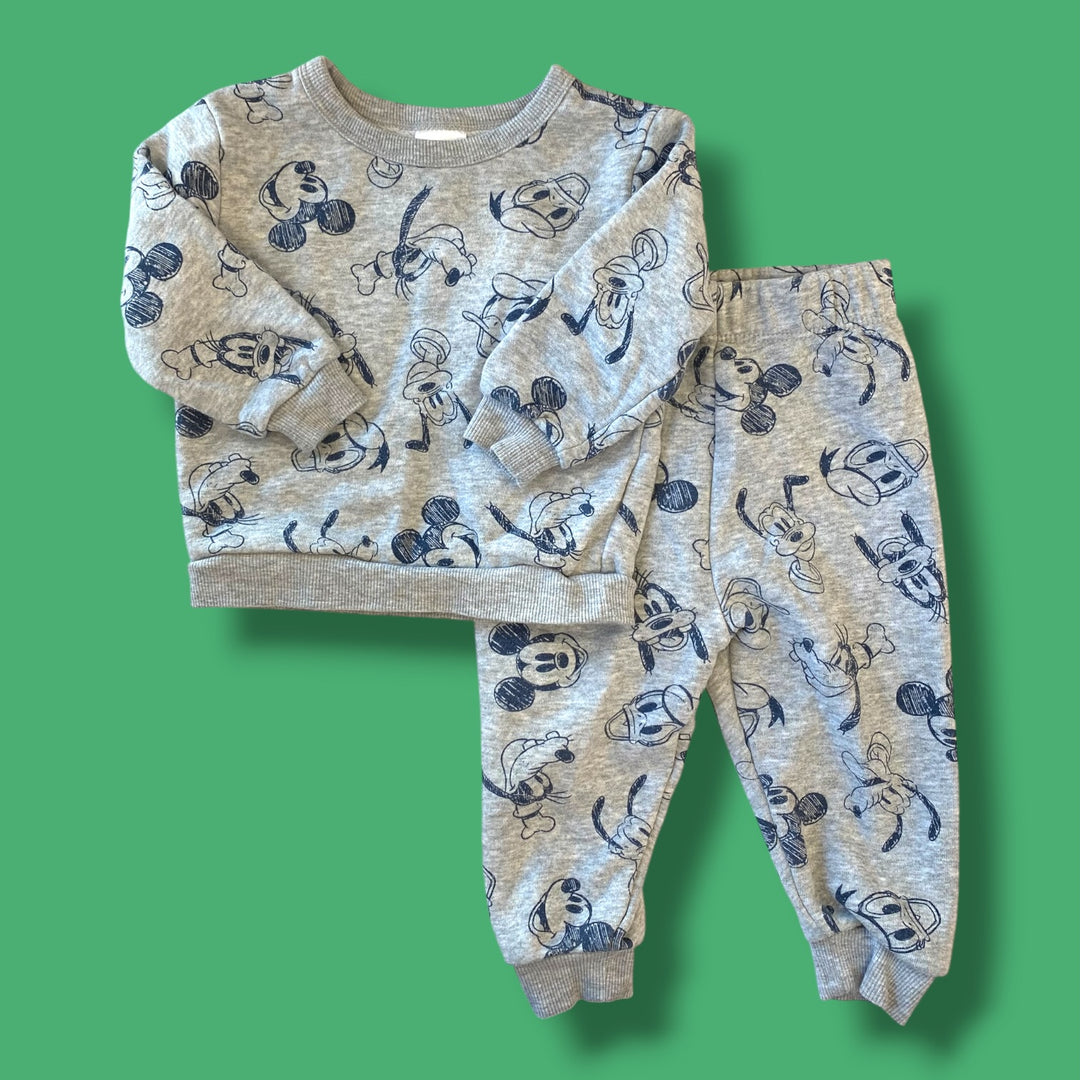 Grey Disney Baby 2 piece set, 12m