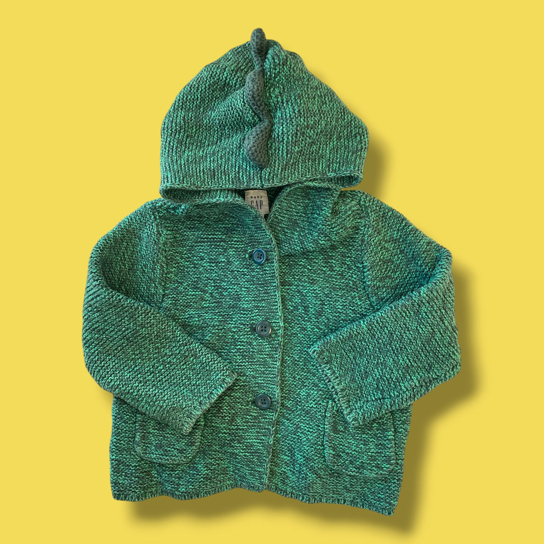 Green Gap Sweater, 6-12m