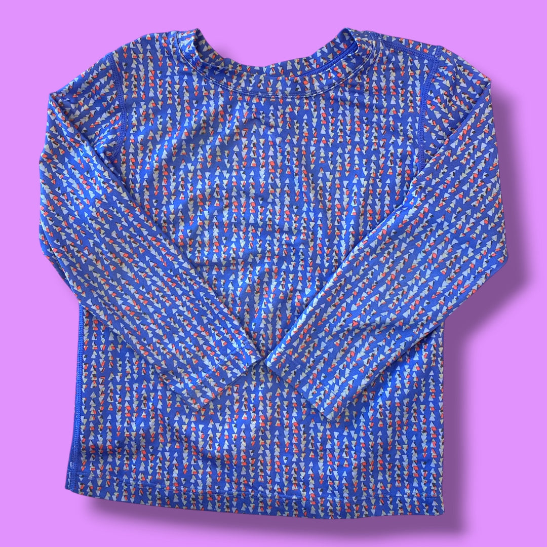 Purple/Blue Mec Long Sleeve, 4Y