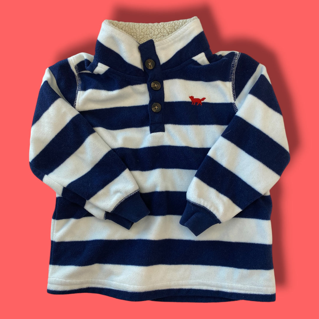 Blue/White Carters Sweater, 24m