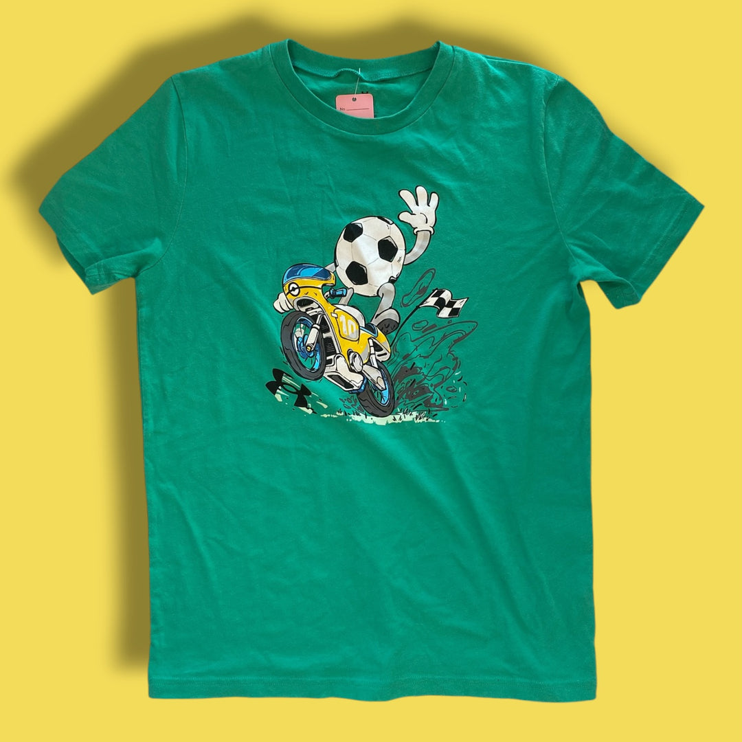green under armor t-shirt, 14y