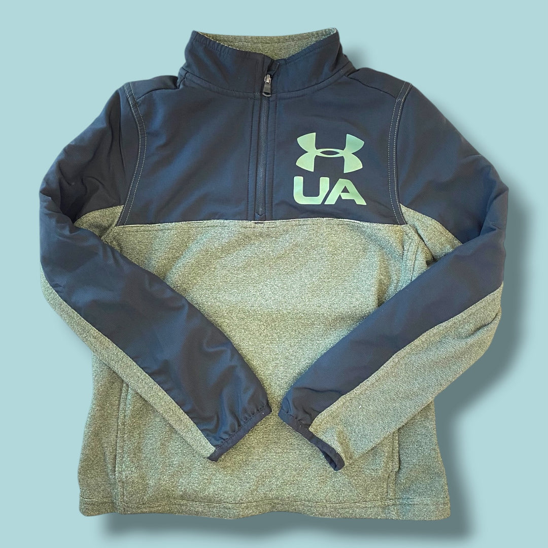 green under armor pullover, 6/7y