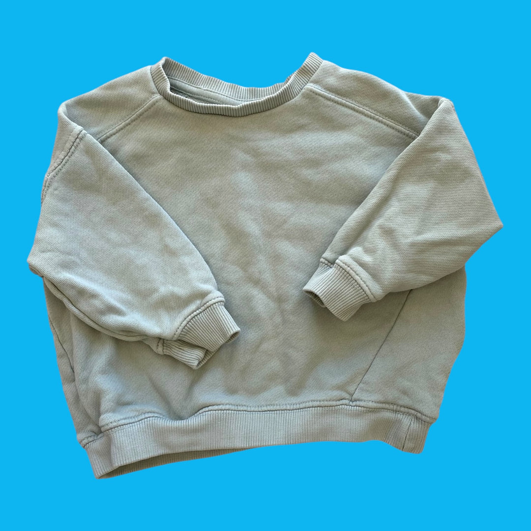 Grey Zara sweatshirt, 9-12m