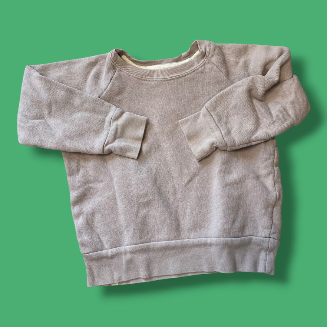 lavander mini mioche sweatshirt, 1/2y