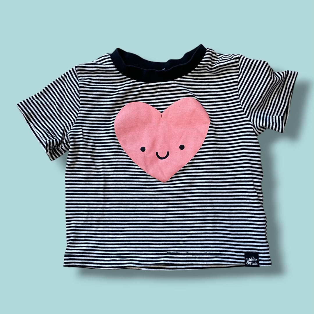 heart shirt Whistle&amp;Flute t-shirt, 1/2y
