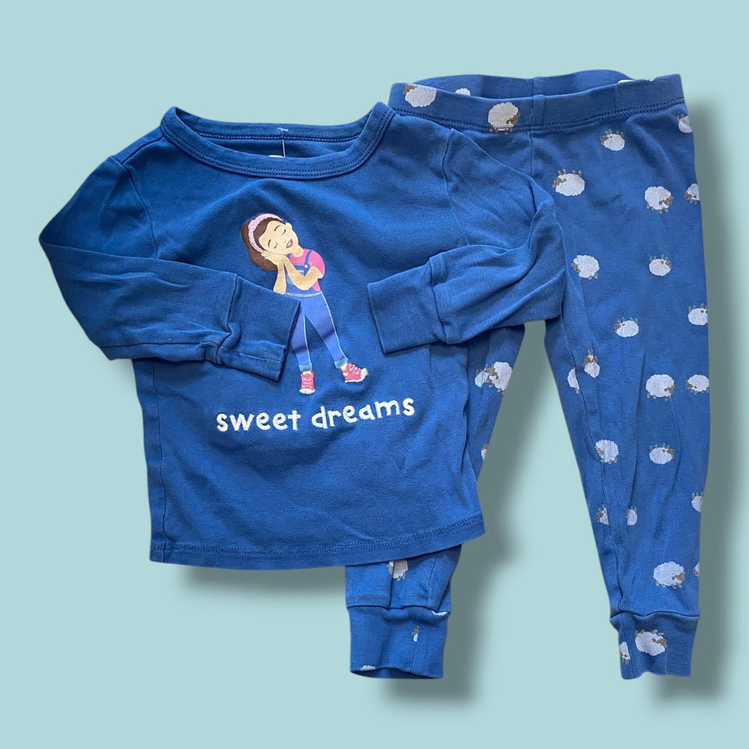blue Old Navy 2 piece sleep, 18-24m